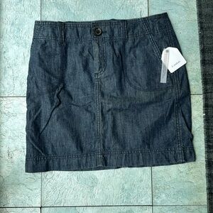 Caslon mini denim skirt. Size 2. New.